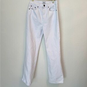 Pistola White Straight Leg Denim Pants - Size 24